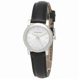 Buy Shop Burberry The City White Dial Black Leather Strap Watch for Women - BU9206 USA Online