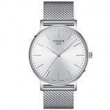 Buy Shop Tissot Everytime Gent Silver Dial Silver Mesh Bracelet Watch for Men - T143.410.11.011.00 USA Online