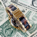 Buy Shop Michael Kors Blair Gold Dial Two Tone Steel Strap Watch for Women - MK6094 USA Online