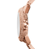 Buy Shop Michael Kors Camille Crystal Rose Gold Dial Rose Gold Steel Strap Watch for Women - MK5862 USA Online