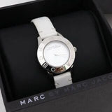 Buy Shop Marc Jacobs Mini Blade White Dial White Leather Strap Watch for Women - MBM1206 USA Online