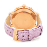 Buy Shop Swarovski Octea Lux Chrono Purple Dial Purple Leather Strap Watch for Women - 5632263 USA Online