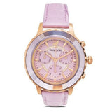 Buy Shop Swarovski Octea Lux Chrono Purple Dial Purple Leather Strap Watch for Women - 5632263 USA Online