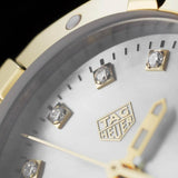 Buy Shop Tag Heuer Aquaracer Diamonds Mother of Pearl Dial Two Tone Steel Strap Watch for Men - WBD1422.BB0321 USA Online
