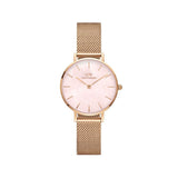 Buy Shop Daniel Wellington Petite Melrose Mother of Pearl Pink Dial Pink Mesh Strap Watch For Women - DW00100513 USA Online