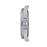 Tissot Seastar 1000 Mother of Pearl White Dial White Rubber Strap Watch for Women - T120.210.17.116.00