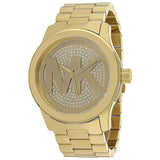 Buy Shop Michael Kors Runway Gold Dial Gold Steel Strap Watch for Women - MK5706 USA Online