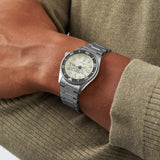 Buy Shop Seiko 5 Sports SKX Automatic Cream Dial Silver Steel Strap Watch For Men - SRPK31K1 USA Online