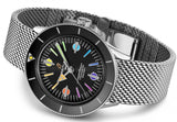 Buy Shop Breitling Superocean Heritage '57 Black Dial Silver Mesh Bracelet Watch for Men - A103701A1B1A1 USA Online
