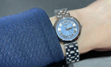 Buy Shop Tissot Bellissima Small Lady Light Blue Dial Silver Steel Strap Watch for Women - T126.010.11.133.00 USA Online
