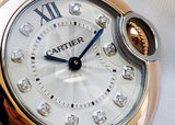 Buy Shop Cartier Ballon Bleu De Cartier Diamonds Silver Dial Two Tone Steel Strap Watch for Women - W3BB0026 USA Online
