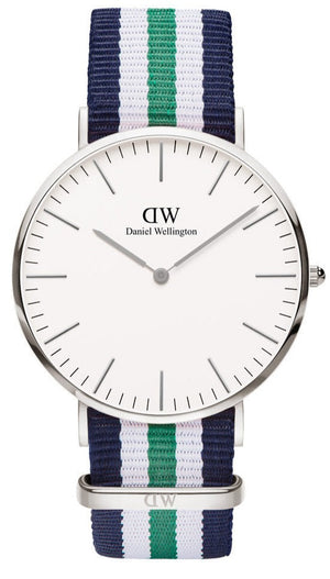 Buy Shop Daniel Wellington Classic Nottingham White Dial Two Tone NATO Strap Watch For Men - 0208DW USA Online