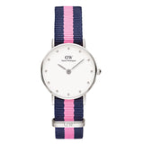Buy Shop Daniel Wellington Classy Winchester White Dial Two Tone NATO Strap Watch For Women - DW00100073 USA Online