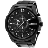 Buy Shop Diesel Mega Chief Chronograph Black Dial Black Steel Strap Watch For Men - DZ4283 USA Online