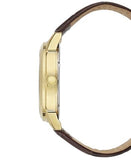 Buy Shop Fossil The Minimalist White Dial Brown Leather Strap Watch for Men - FS5397 USA Online