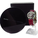 Buy Shop Marc Jacobs Amy Purple Dial Red Leather Strap Watch for Women - MBM1138 USA Online