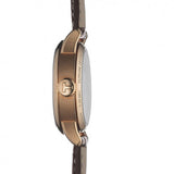Buy Shop Tissot Chemin Des Tourelles Powermatic 80 Lady Silver Dial Brown Leather Strap Watch For Women - T099.207.36.037.00 USA Online
