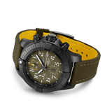 Buy Shop Breitling Avenger Chronograph 45mm Green Dial Green Nylon Strap Watch for Men - V13317101L1X1 USA Online