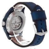 Buy Shop Fossil Crewmaster Sports Automatic Blue Dial Blue Leather Strap Watch for Men - ME3149 USA Online