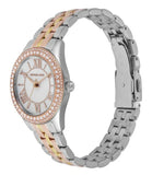 Buy Shop Michael Kors Harlowe Three-Hand Mother of Pearl White Dial Tri Tone Steel Strap Watch for Women - MK4846 USA Online