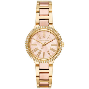 Buy Shop Michael Kors Taryn Rose Gold Dial Two Tone Steel Strap Watch For Women - MK6564 USA Online