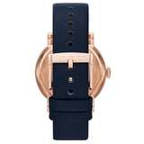 Buy Shop Marc Jacobs Baker Navy Blue Dial Navy Blue Leather Strap Watch for Women - MBM1329 USA Online