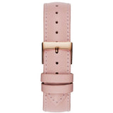 Buy Shop Guess Wonderlust Beige Dial Pink Leather Strap Watch for Women - W1065L1 USA Online