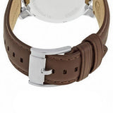 Buy Shop Fossil Grant Twist Multi-Function White Dial Brown Leather Strap Watch for Men - ME1144 USA Online