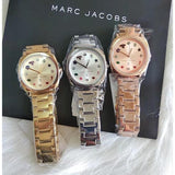 Marc Jacobs Mandy Gold Dial Gold Steel Strap Watch for Women - MJ3549