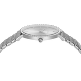 Buy Shop Michael Kors Charley Quartz Silver Dial Silver Steel Strap Watch for Women - MK4398 USA Online