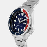 Seiko 5 Sports Automatic Blue Dial Silver Steel Strap Watch For Men - SRPD53K1