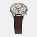 Buy Shop Fossil Neutra Chronograph White Dial Brown Leather Strap Watch for Men - FS6022 USA Online