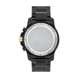 Movado Series 800 Black Dial Black Steel Strap Watch For Men - 2600161