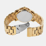 Buy Shop Michael Kors Runway Chronograph Blue Dial Gold Steel Strap Watch For Women - MK7353 USA Online