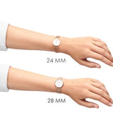 Buy Shop Daniel Wellington Classic Petite Dover White Dial White Nylon Strap Watch For Women - DW00100313 USA Online