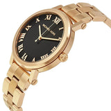 Buy Shop Michael Kors Noire Black Dial Rose Gold Steel Strap Watch for Women - MK3585 USA Online