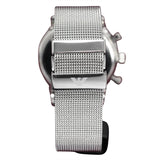 Buy Shop Emporio Armani Classic Chronograph Quartz Silver Dial Silver Mesh Bracelet Watch For Men - AR0390 USA Online