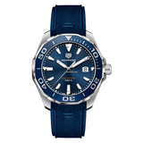 Buy Shop Tag Heuer Aquaracer Blue Dial Blue Rubber Strap Watch for Men - WAY111C.FT6155 USA Online