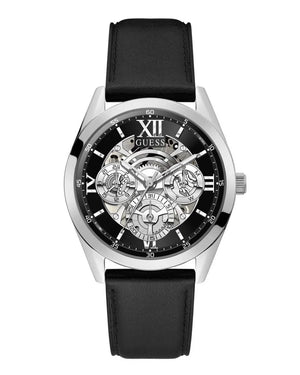 Buy Shop Guess Tailor Multifunction Black Dial Black Leather Strap Watch for Men - GW0389G1 USA Online