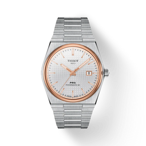 Buy Shop Tissot PRX Powermatic 80 Silver Dial Silver Steel Strap Watch For Men - T1374072203100 USA Online