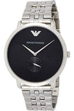Buy Shop Emporio Armani Classic Quartz Black Dial Silver Steel Strap Watch For Men - AR11161 USA Online