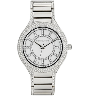 Buy Shop Michael Kors Kerry Silver Tone Silver Steel Strap Watch for Women - MK3311 USA Online