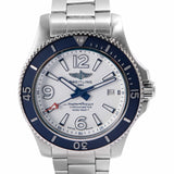 Buy Shop Breitling Superocean 42mm White Dial Silver Steel Strap Watch for Men - A17366D81A1A1 USA Online