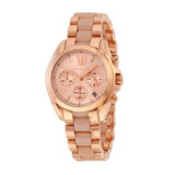 Buy Shop Michael Kors Bradshaw Rose Gold Dial Two Tone Steel Strap Watch for Women - MK6066 USA Online