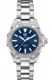 Buy Shop Tag Heuer Aquaracer Quartz Blue Dial Silver Steel Strap Watch for Women - WBD1312.BA0740 USA Online