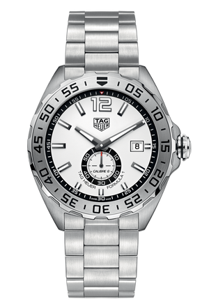 Buy Shop Tag Heuer Formula 1 Calibre 6 Automatic White Dial Silver Steel Strap Watch for Men - WAZ2013.BA0842 USA Online