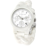 Buy Shop Michael Kors Ceramic White Dial White Steel Strap Watch for Women - MK5387 USA Online