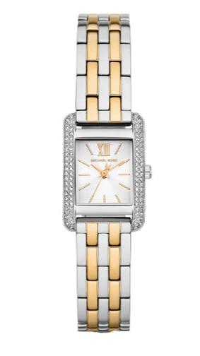 Buy Shop Michael Kors Three-Hand White Dial Two Tone Steel Strap Watch for Women - MKO1035 USA Online