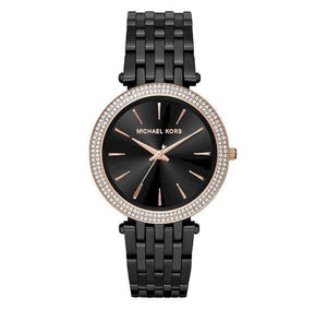 Buy Shop Michael Kors Darci Black Dial Black Steel Strap Watch for Women - MK3407 USA Online