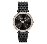 Buy Shop Michael Kors Darci Black Dial Black Steel Strap Watch for Women - MK3407 USA Online